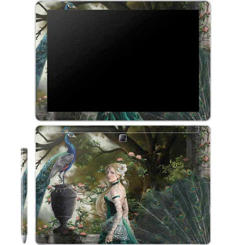 Woman with Peacocks by Nene Thomas Galaxy Book 12in Skin